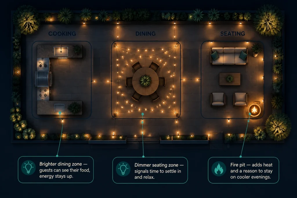 Lighting and Flow for Evenings and Special Occasions