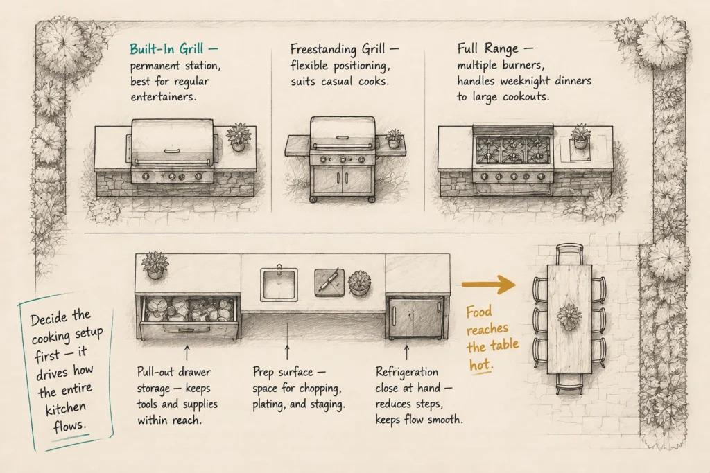 Outdoor Kitchen Planning for the Way You Cook and Entertain