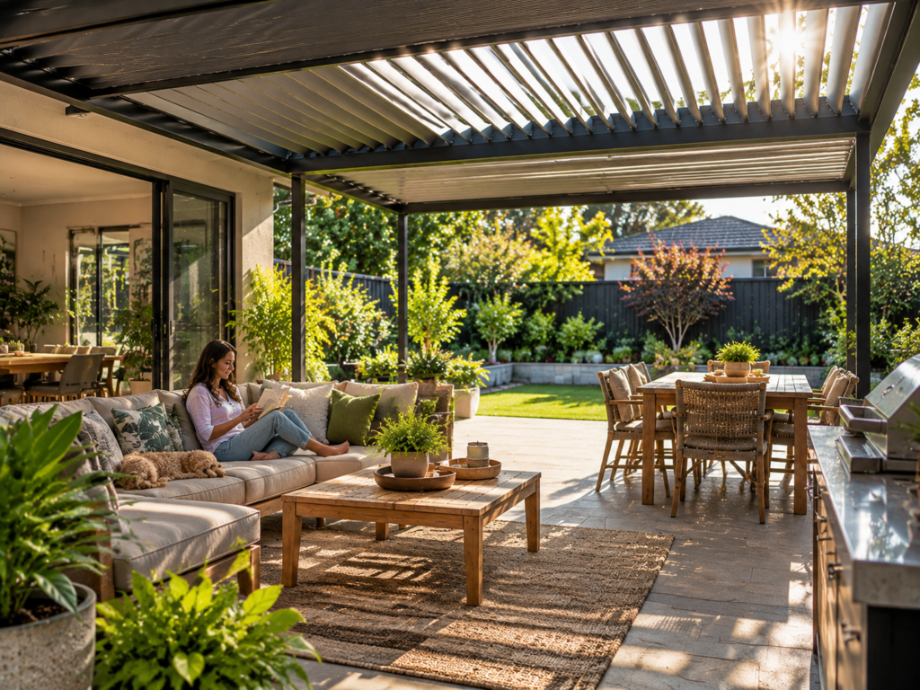 Retractable Pergolas Give You Shade Without Losing Natural Light