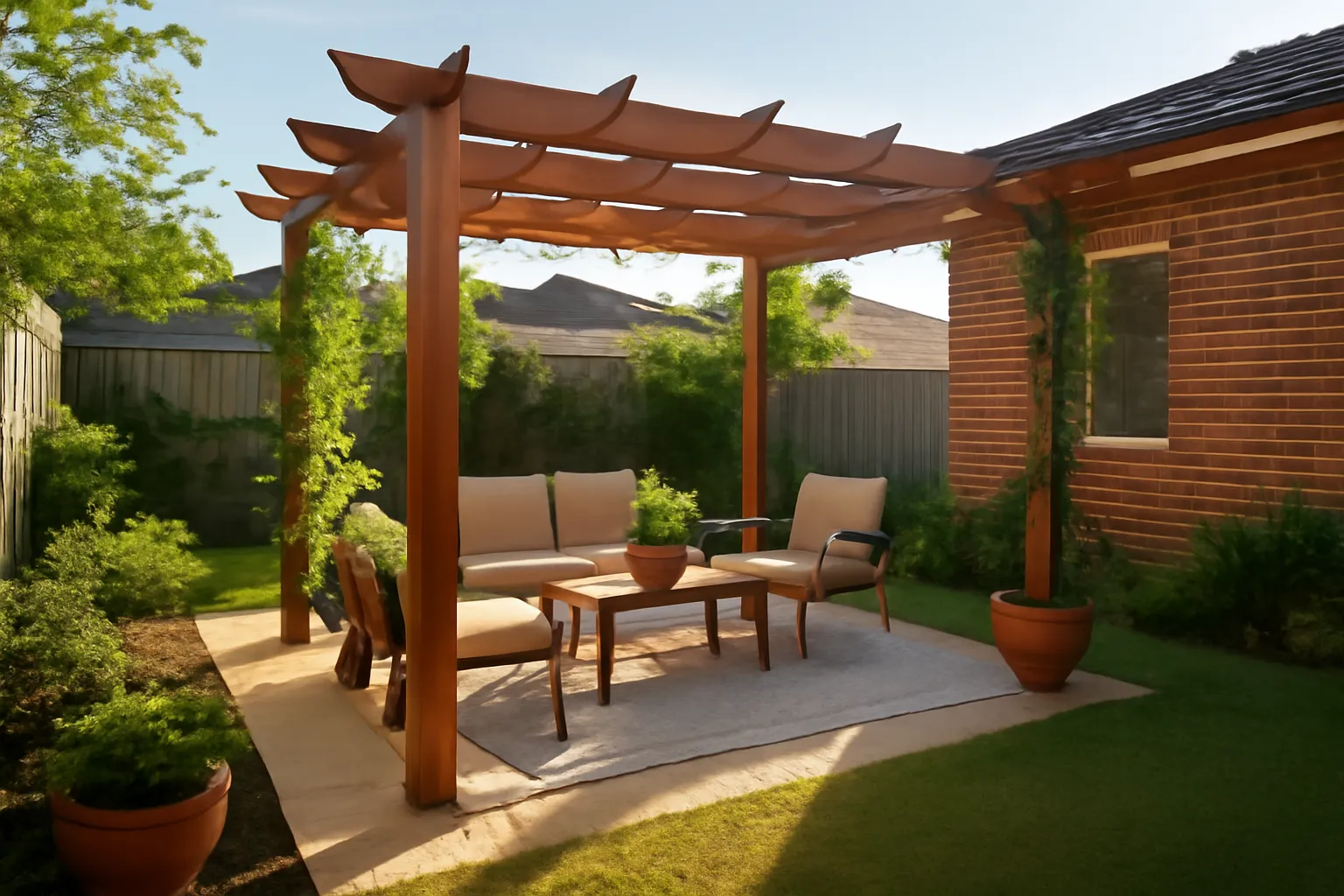 Small patio design