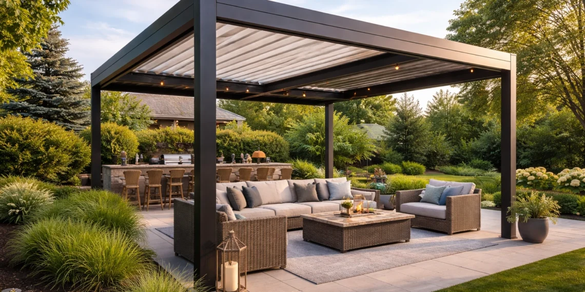 Retractable Roof Pergola