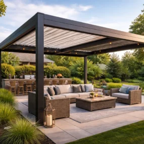 Retractable Roof Pergola