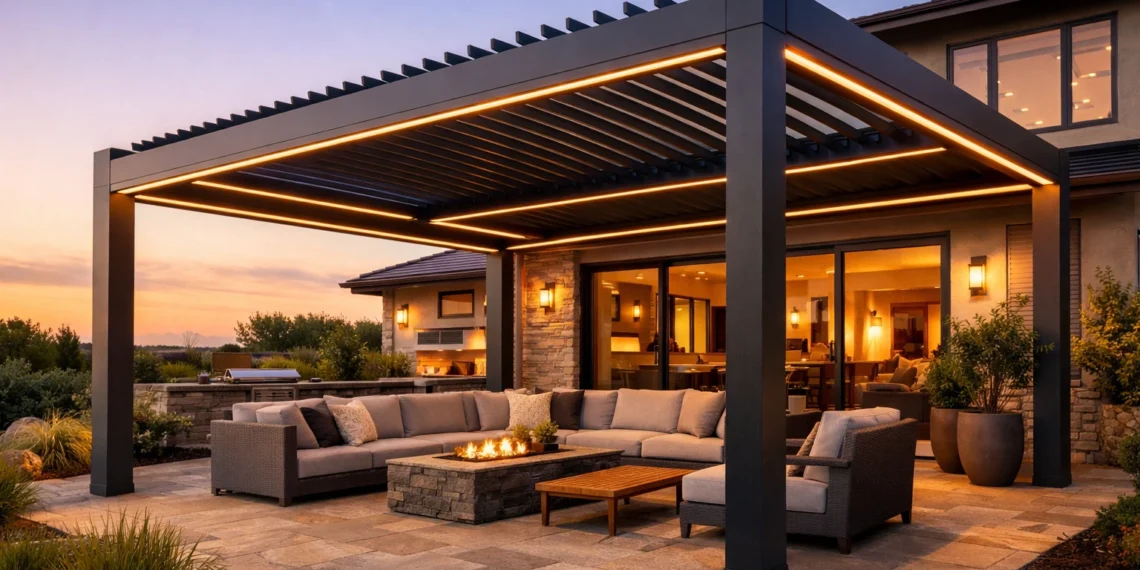 Custom pergola design